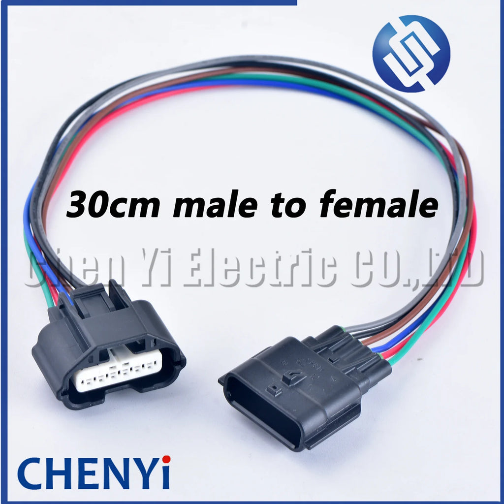6 Pin Auto throttle valve connector Air Flow Meter Sensor harness plug 7283-8850-30 7282-8850-30 For Nissan 350Z R35 GT-R V35