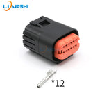 Automotive waterproof wiring harness plug JAE type 12-hole male and female pin socket plug MX23A12NF1 MX23A12SF1