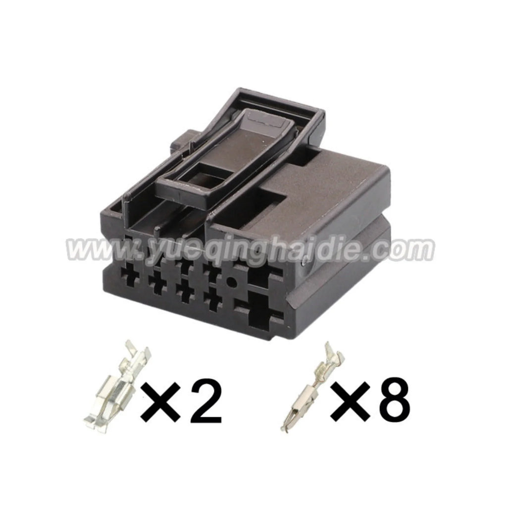 10PIN Connector Unsealed 1.5mm 6.3mm Female Connector Car Oil Pump Controller Plug 8Z0972701 For VW Audi Skoda