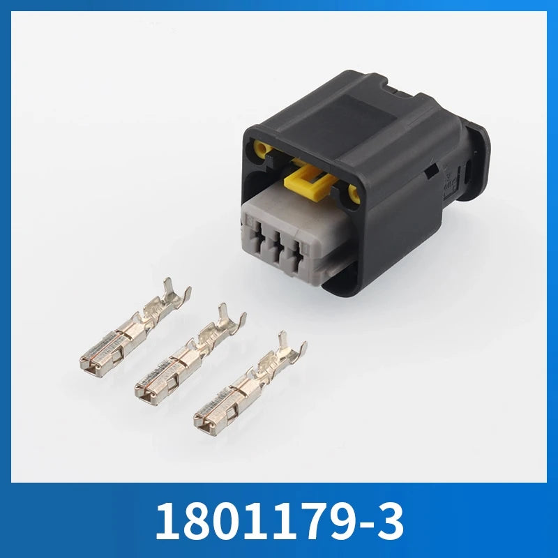 1801179-1/2/3/4/5/6 waterproof connector sensor 1801177-1 male and female 3-hole plug suitable for Peugeot Citroen