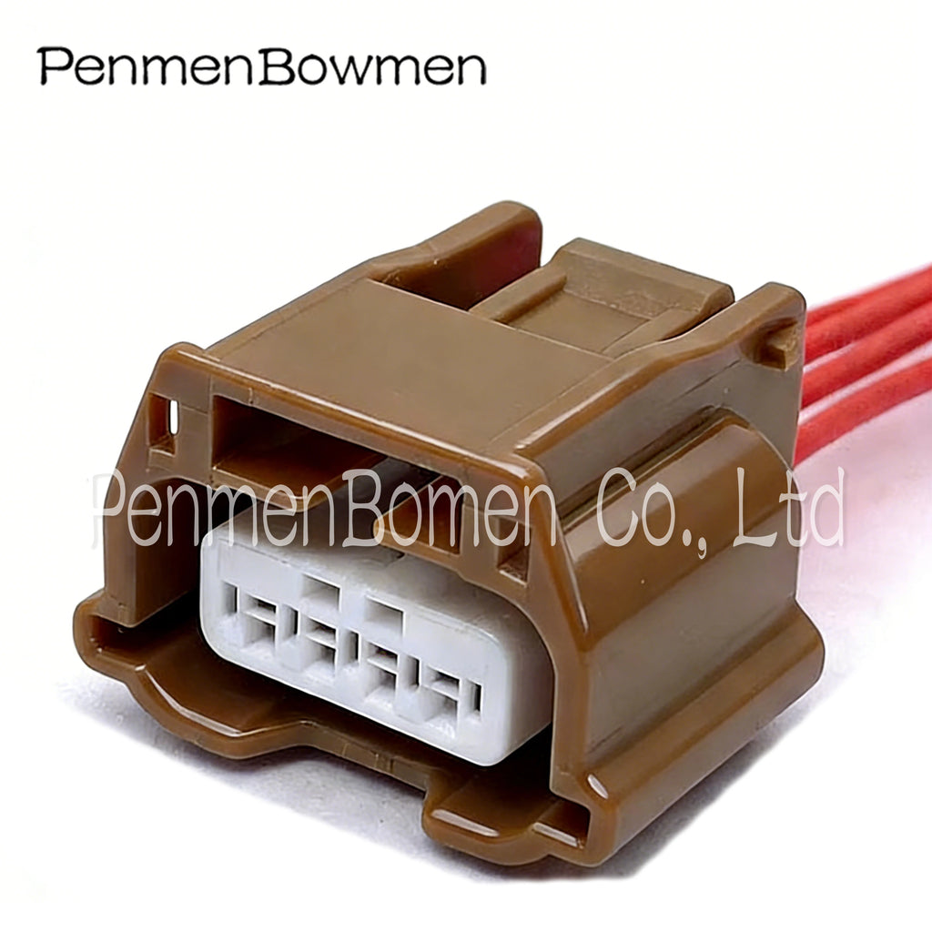 1 Set 4 Pin Car Collision Solenoid Valve Air Flow Meter Pressure Electrical Connectors Wire Harness Plug for Nissan 7283-8857-80