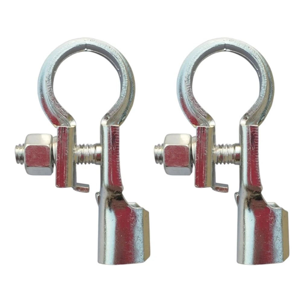 1 Pair Battery Terminals Connector Clamps Copper Battery Terminal Kit Brass Terminal Clamp Connector Negative Positive Auto Part
