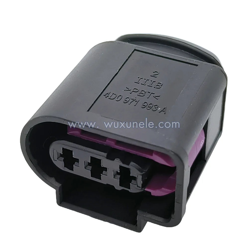 15 Sets 3 Pin 4D0971993 Automotive Wire Connector for Fuel Injector Plug