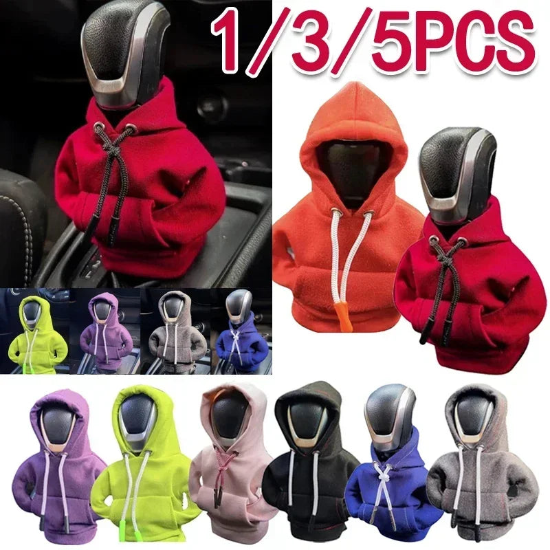 Hoodie Car Gear Shift Cove Shift Lever Handle Kit Creative Universal Car Gear Shift Hoodie Cover Decoration Car Interior Amagi