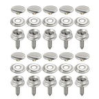 30 Pcs Snap Fastener Stainless Canvas Screw Kit For Tent Boat Marine Boat Canvas Cover Tools Car Canopy Accessories