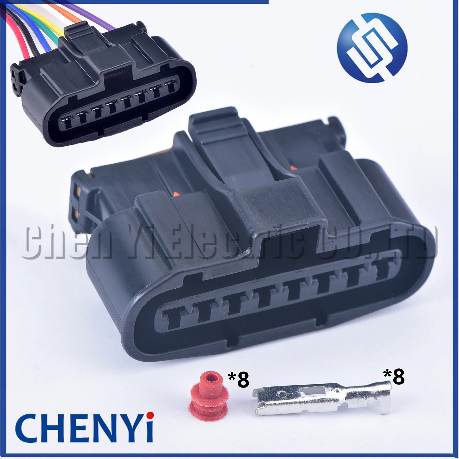 8 Pin Auto Connector V33 V34 Lancer MAF Sensor Ignition Distributor wire harness Plug MG630552-7 7223-7886-30 For Mitsubishi