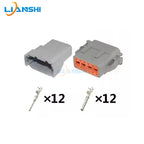 DTM06-12SA/DTM04-12PA is suitable for automotive wiring harness plugs with ends DJ71210Y-1-11/21