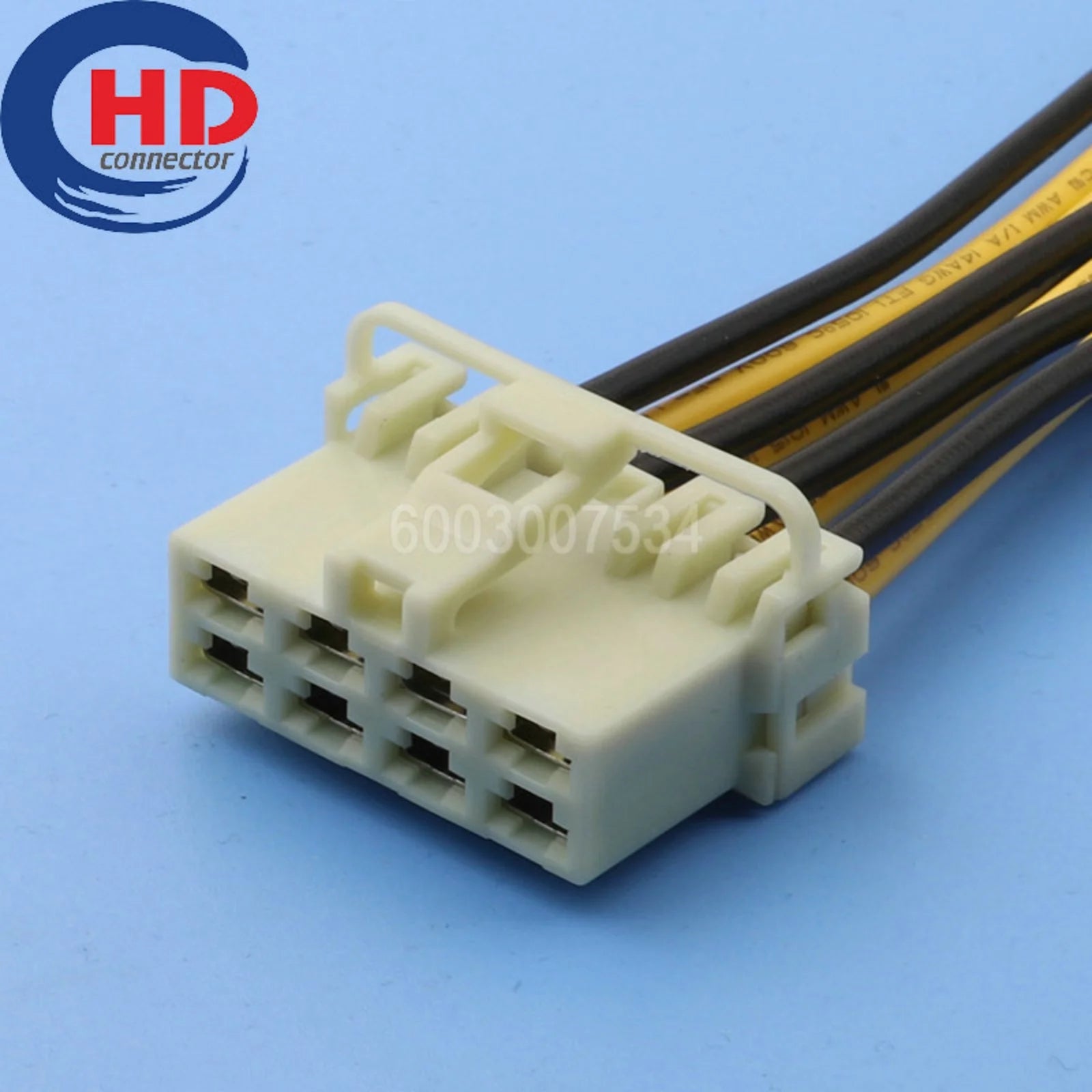 8 Pin 6.3 Series Car Wiring Harness Socket AC Assembly High Current Unsealed Female Connector Docking Plug MG610271