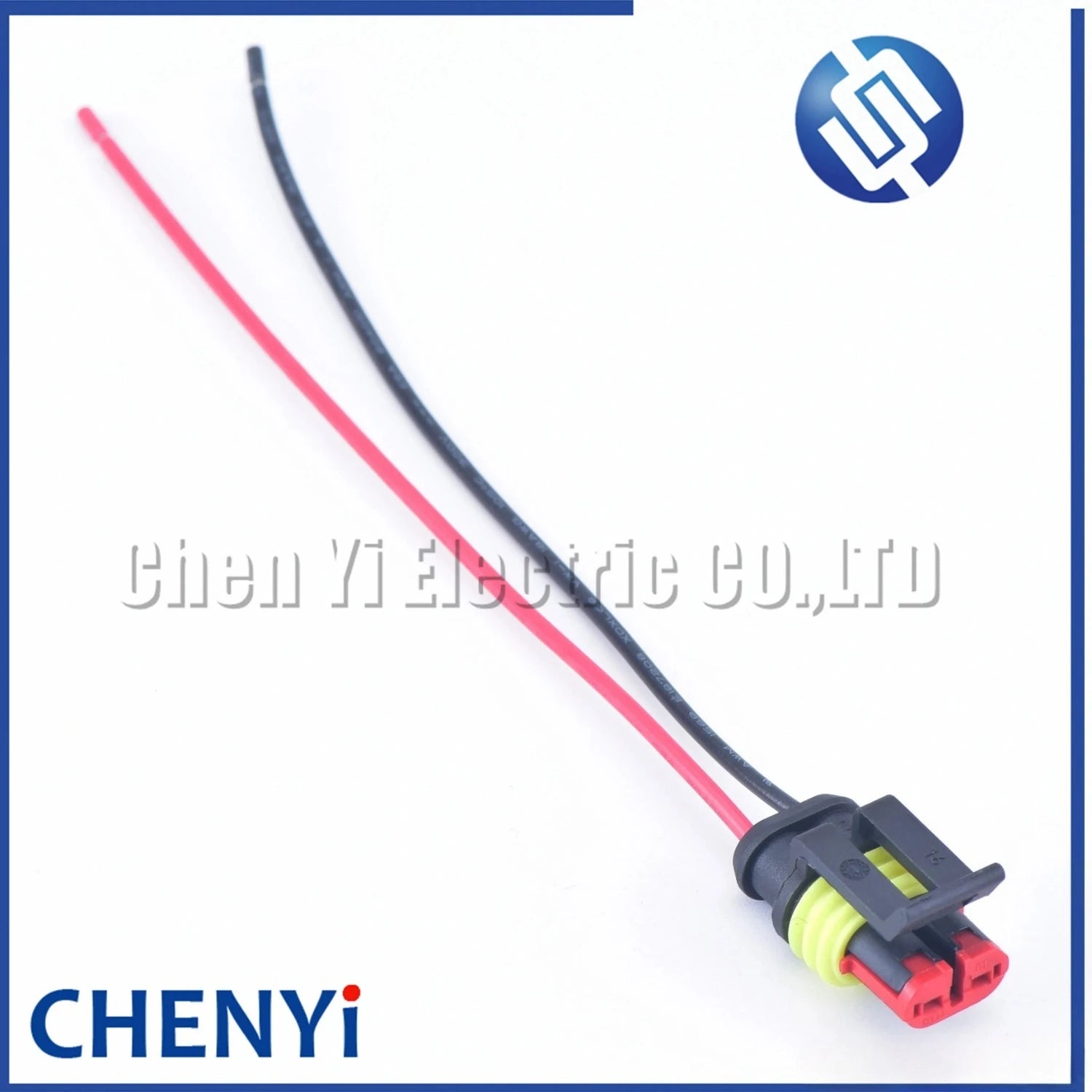 2 Pin Atuo Waterproof Electrical Automotive Connector Plug For car 282104-1 282080-1 with 15cm 18AWG wire
