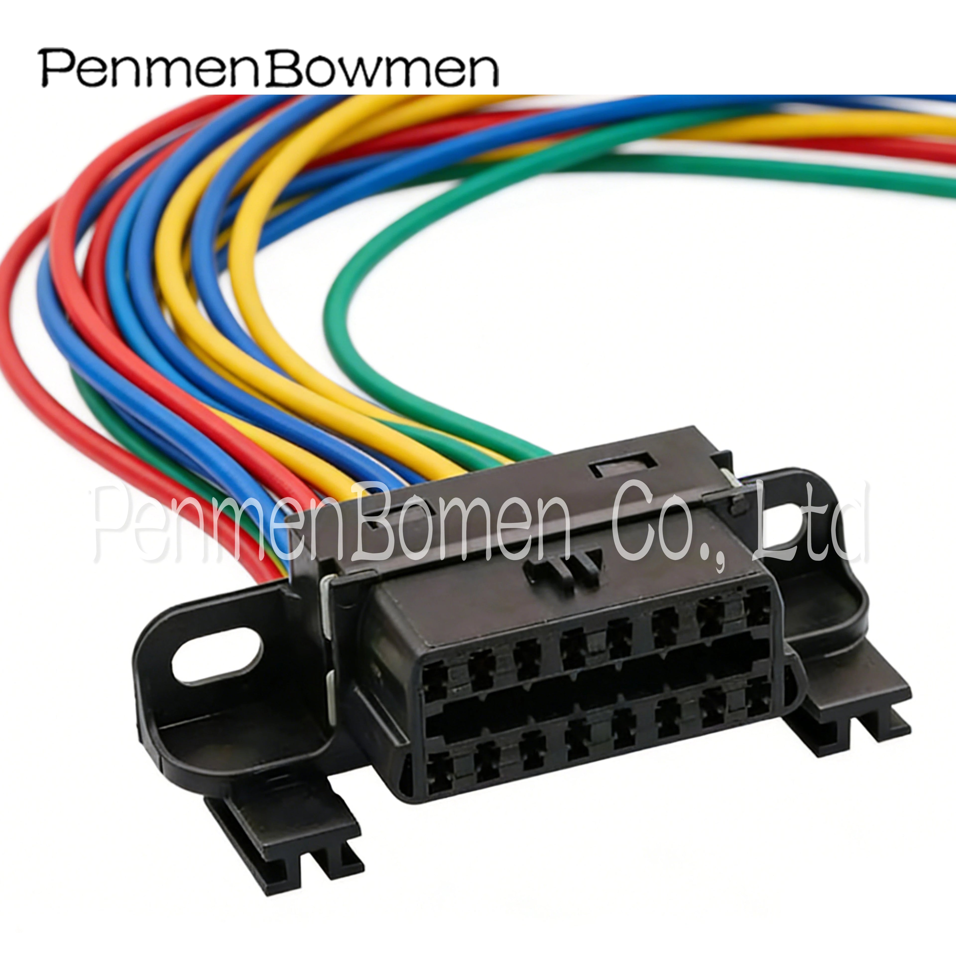 1 Set 16 Pin Car OBD Adapter Diagnostic Interface Female Electrical Cable Connectors Wire Plug for BMW J1962F