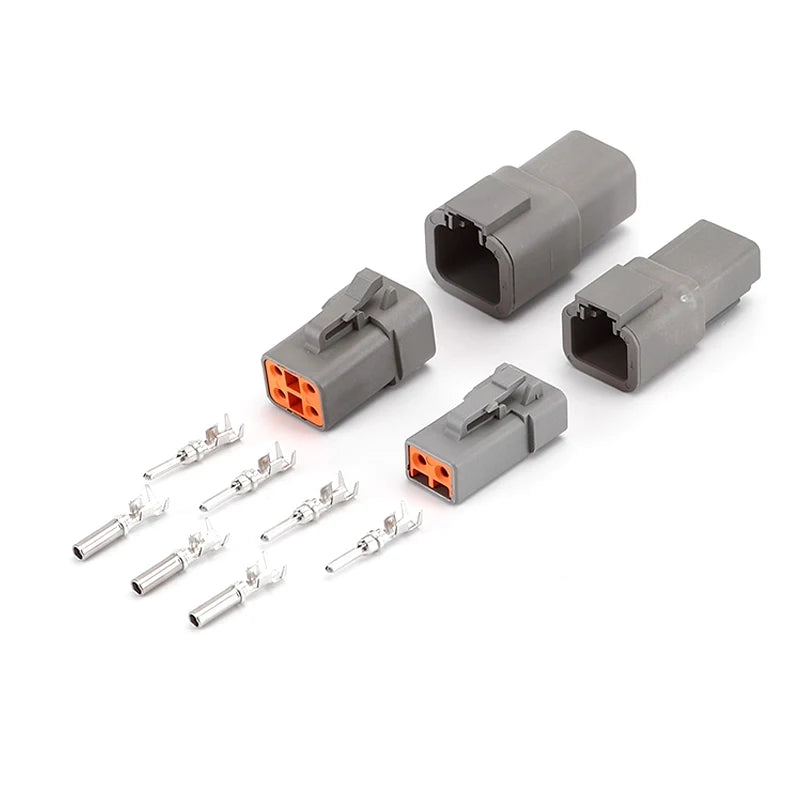 DTP06-2S Dechi type high-current heavy-duty truck wiring harness plug DTP04-4P automotive waterproof connector plug-in