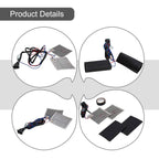12V Motorcycle Heated Hand Grips Pads With Switch Control  Rubber ABS Motorcycle Heated Hand Grips Handlebar Heater Warmer Kit