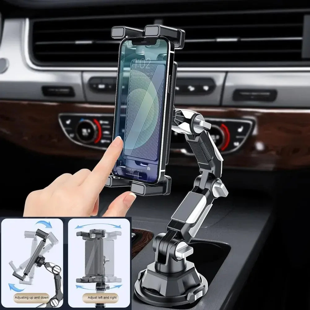 Magnetic Cup Holder Phone Mount for Car - Universal Phone Holder Stand, One-Hand Operation, Hands-Free Car Mount Holder Amagi