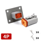 Deutsch DT/DTM/DTP/DTF Series Waterproof Connector 2-12Pin | Flange Mount for Automotive & Industrial Wiring Harness