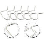 12Pcs Car Door Handle  Crank Retainer Horseshoe Clip Set For Chevrolet For Pontiac Car Horseshoe Clips Replacement Accessories