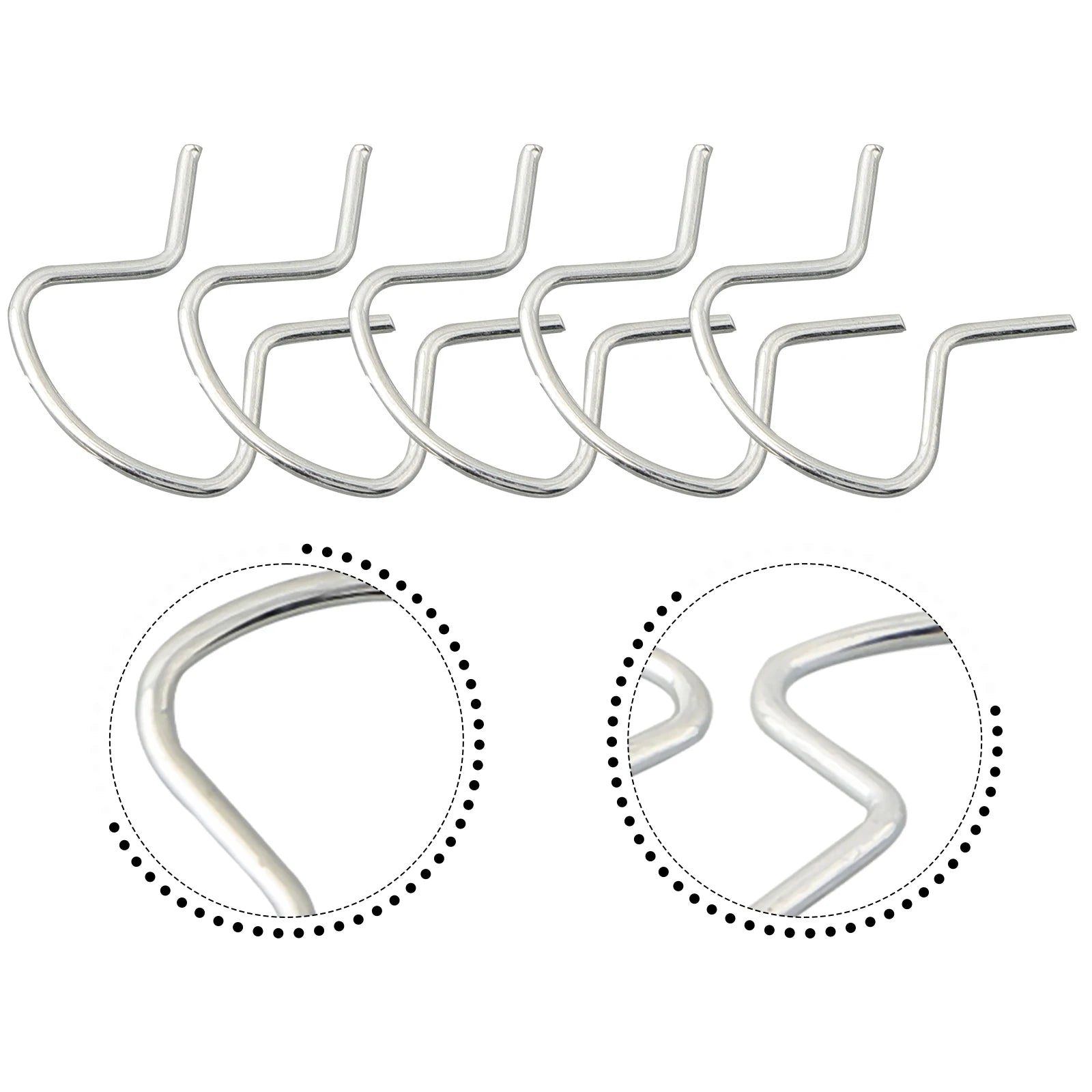 12Pcs Car Door Handle  Crank Retainer Horseshoe Clip Set For Chevrolet For Pontiac Car Horseshoe Clips Replacement Accessories