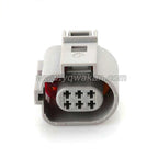 6 Pin Connector Waterproof 1.5mm Male Female Connector Automobile Wiring Harness Cable Socket for Audi VW 42121200 1J0973713G