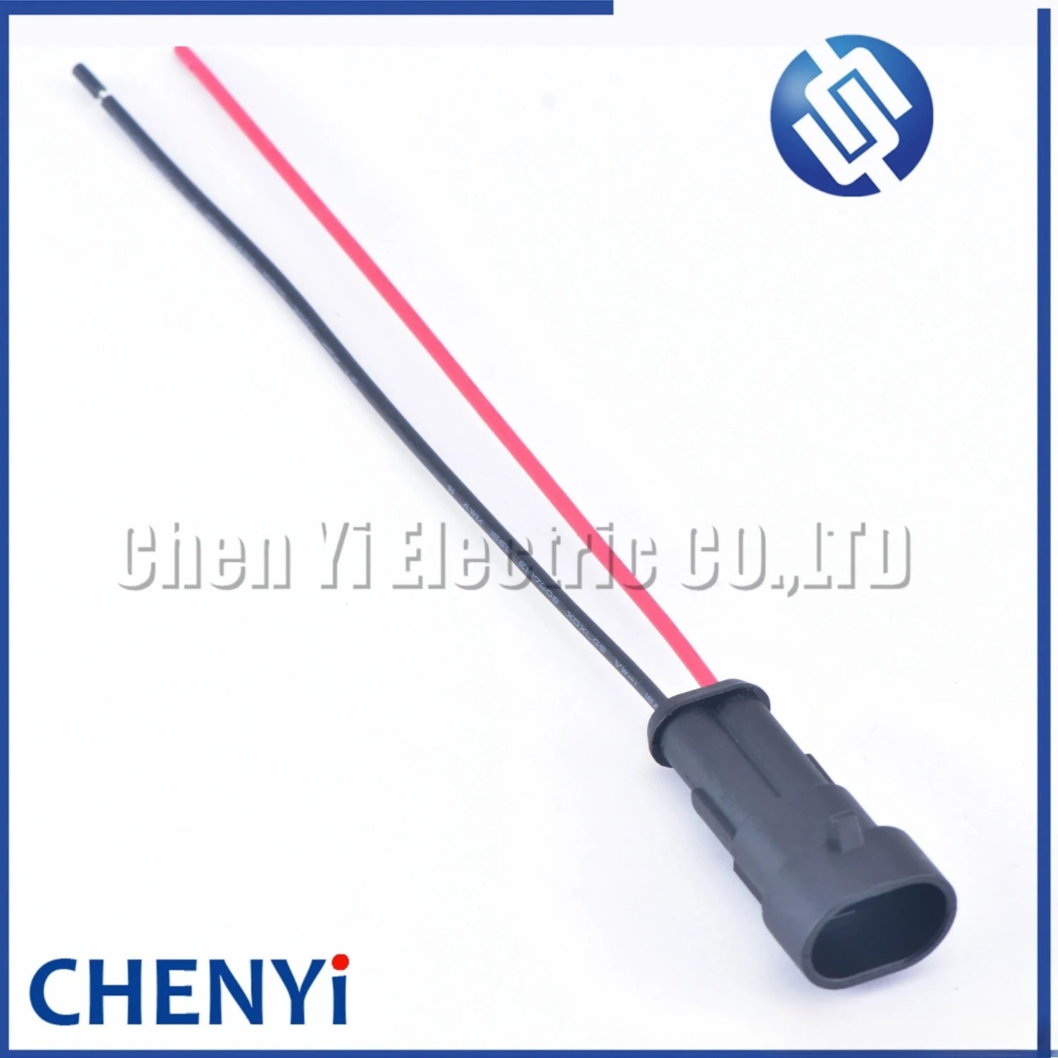 2 Pin Atuo Waterproof Electrical Automotive Connector Plug For car 282104-1 282080-1 with 15cm 18AWG wire