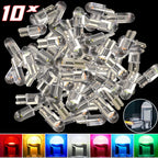 Car 12V COB Wedge Lamp with Glass Housing T10 Crystal One Piece Light Universal Waterproof LED Bulb Automotive Lighting Tools