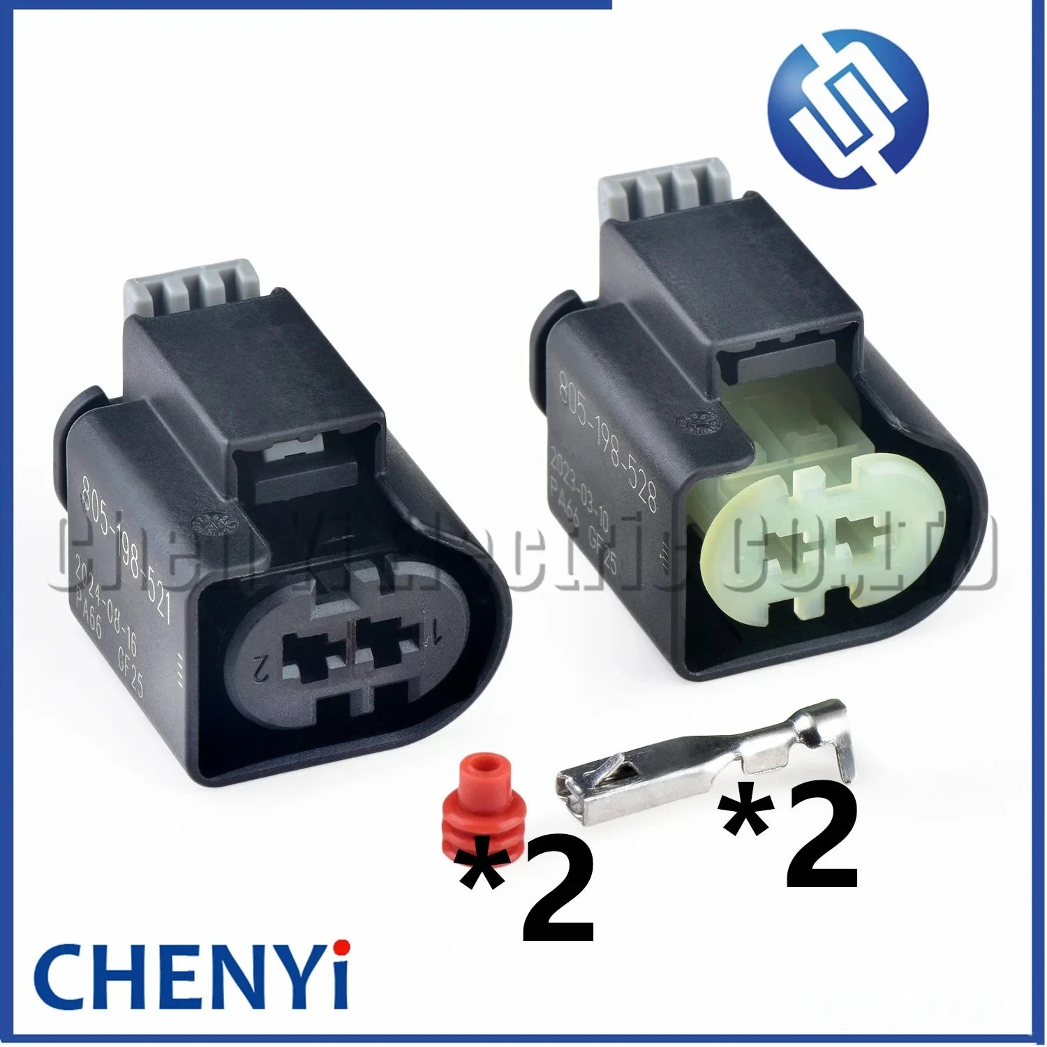 2 Pin Auto Horn connector oil pump plug 805-198-521 805-198-522 805-198-528 7601023-01 7601024-01 A0525453826