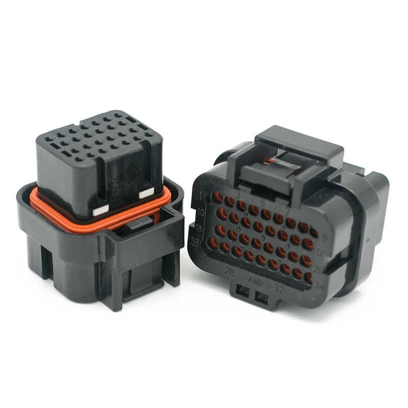 AMP Car Connector 6437288-3 Waterproof modified 60P plug 3-1437290-1 Connector 3-1437290-7 with terminals