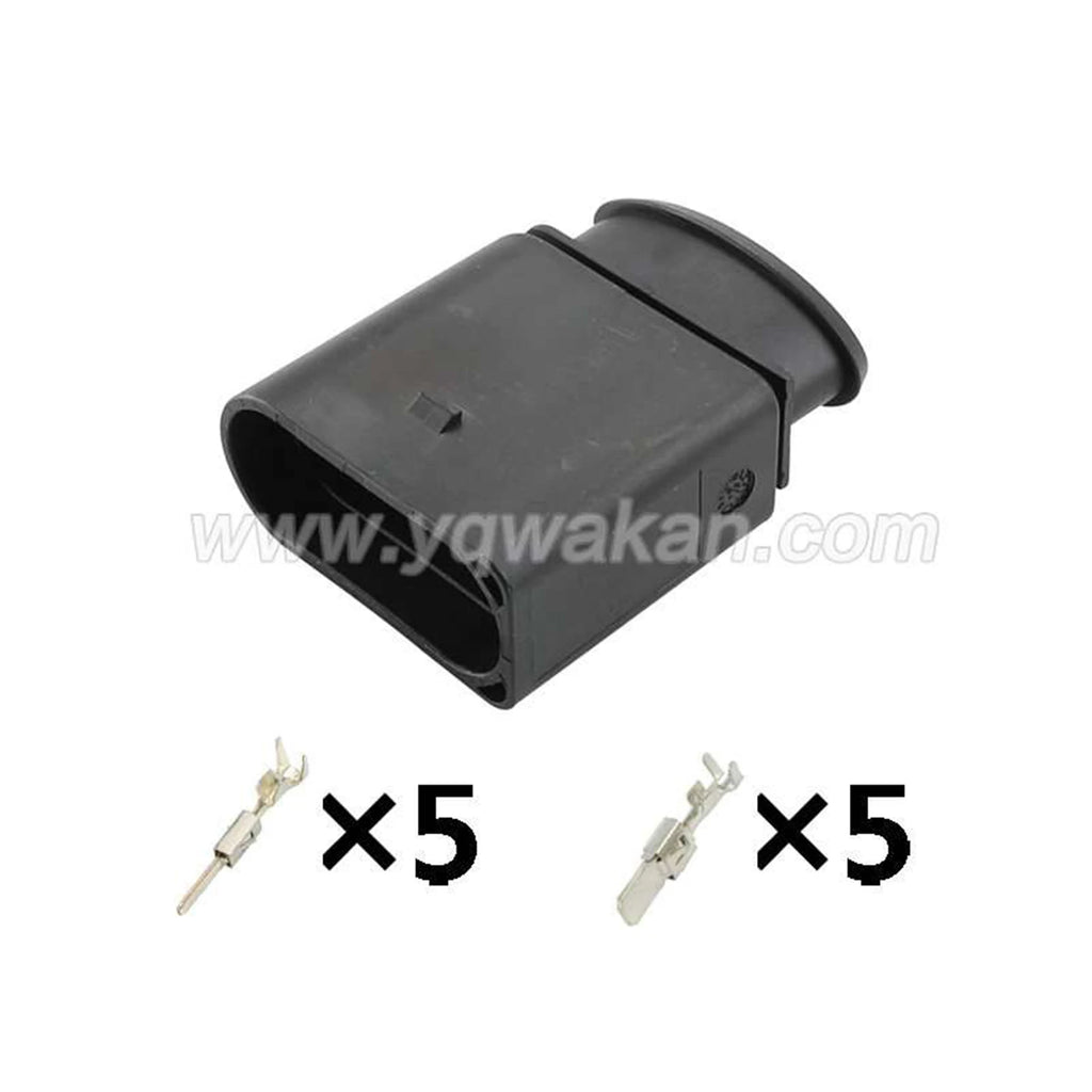 5Pin Connector Waterproof 1.5mm 6.3mm Male Female Connector Auto Wire Harness Cable Plug for VW Lavida Skoda 1K0919230 1K0919231