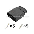5Pin Connector Waterproof 1.5mm 6.3mm Male Female Connector Auto Wire Harness Cable Plug for VW Lavida Skoda 1K0919230 1K0919231