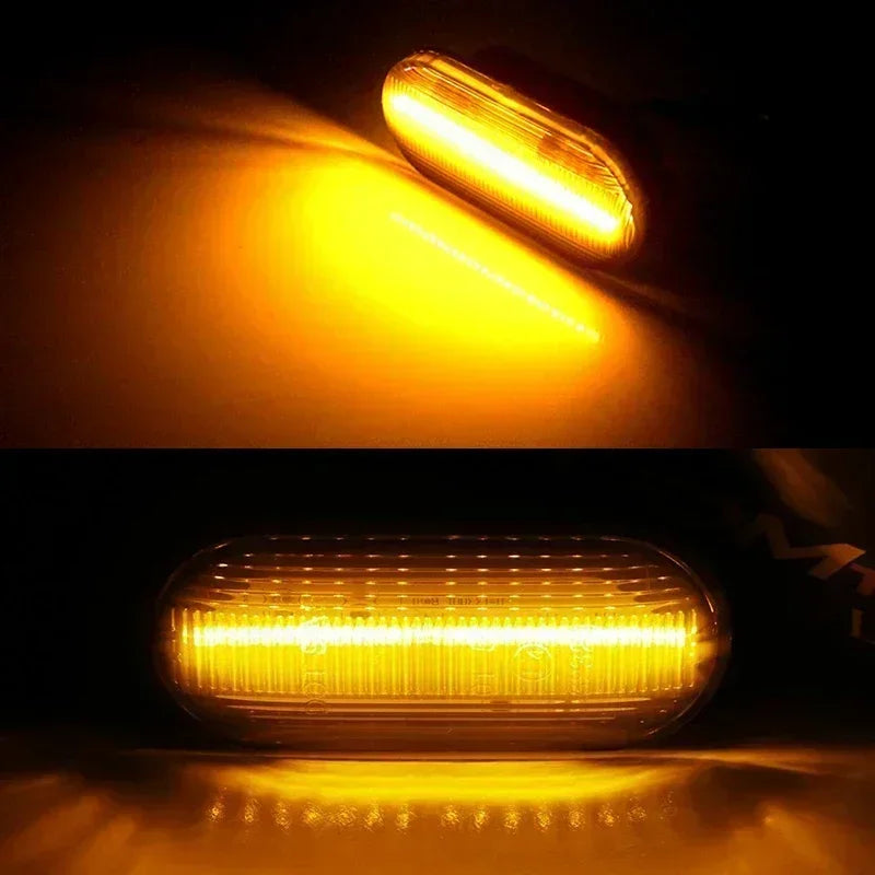 Dynamic Car LED Side Marker Turn Signal Light Indicator For Skoda Octavia A5 1996-2010 For VW Golf 3 4 Passat 3BG Polo 6N 6N2 9N