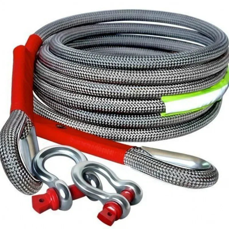 Car Tow Strap Rope Is Very Reliable Wear-resistant Offroad Can Tow 5-18 Tons of Rescue Rope Upgraded Version Which Amagi
