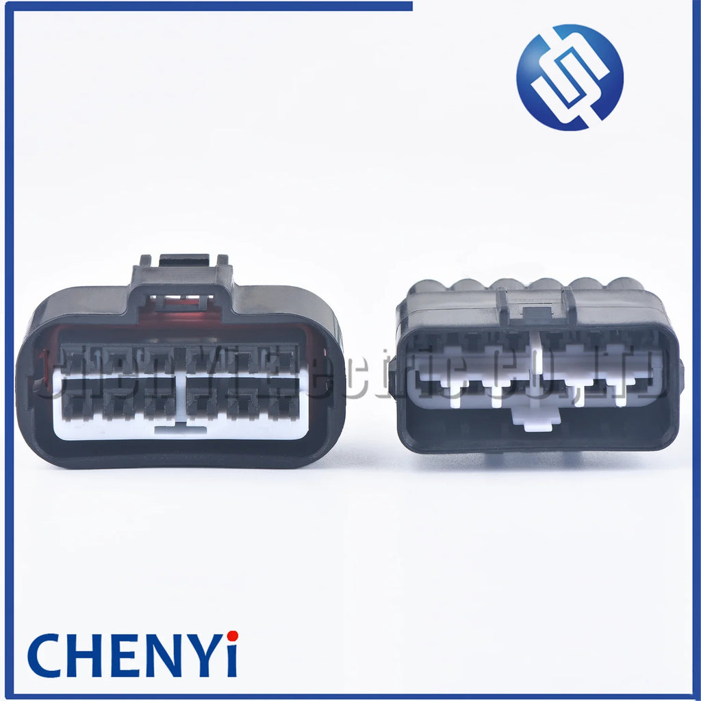1 Set 12 Pin male female Automotive Waterproof Connector MG651343-5 MG641340-5 MG651343 MG641340 For Toyota Hyundai