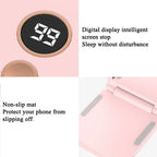 Foldable Mini Fan Portable Desk Fan with Phone Stand USB Rechargeable Handheld Fan for Outdoor Travel Camping Hanging Neck Amagi