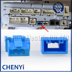 1 Pin blue Automotive connector Car host Radio Receiver Assembly harness plug 90980-12957 90980-12960 For Toyota LEXUS Honda