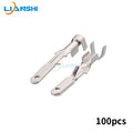 100pcs 2.8 series automotive wire speed wiring conductive terminal tinned copper terminal DJ614A-2.8*0.8A