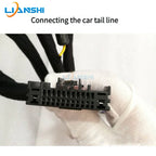 The dedicated connection cable plug for automotive DSP power amplifiers is suitable for the new Ford Focus/Kuga PNP-PZ019