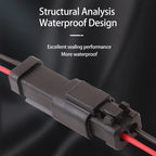2-PIN Connector Waterproof 1.6mm Series Male Female Connectors Wiring Harness DT04-2P-E005 DT06-2S-E004