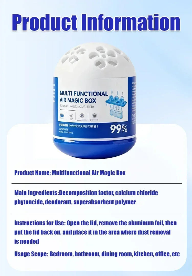 Airs Magics Box Multi Functional Indoor Airs Purification Dust Removal Magics Box Strong Suction Dust Remover Magics Box Amagi