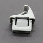 2Pcs Sun Visor Holder Clip Grey MR654343 For Mitsubishi Lancer Outlander Sport ASX Car Gray Sun Plate Clamp Holder Hook