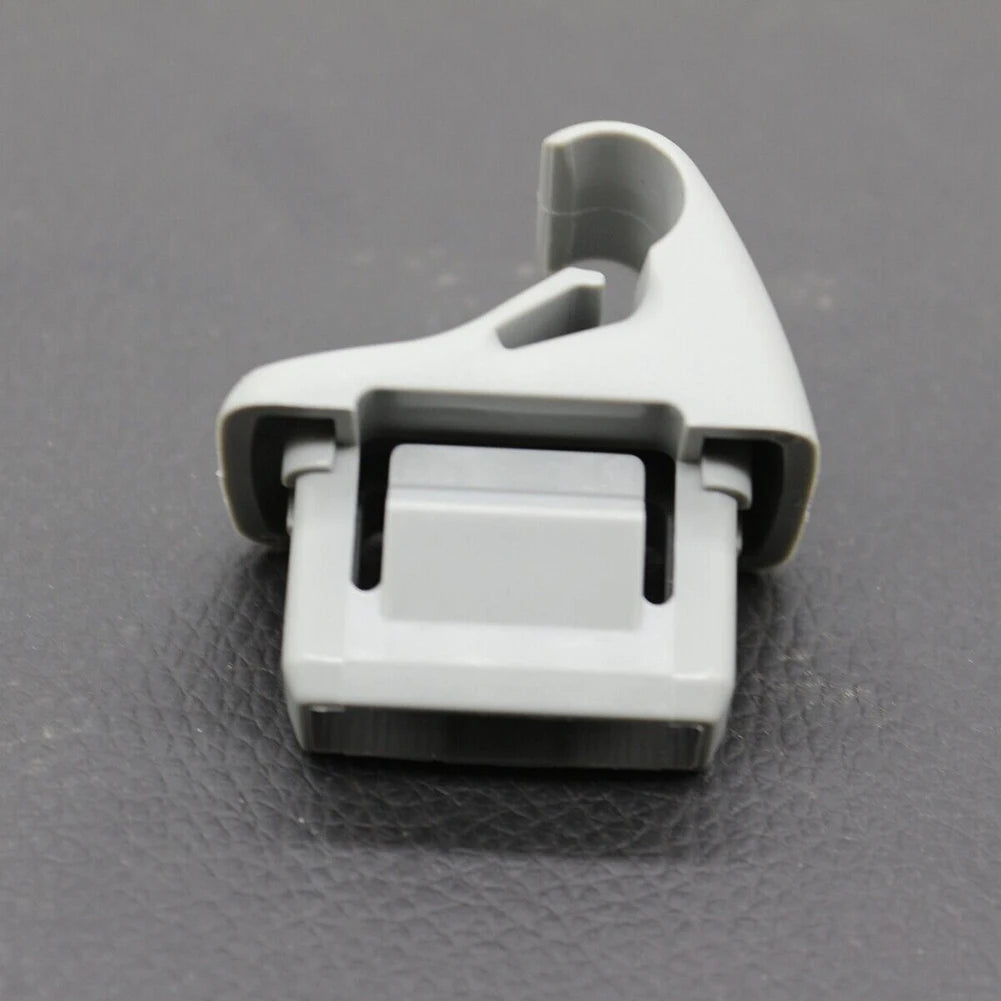 2Pcs Sun Visor Holder Clip Grey MR654343 For Mitsubishi Lancer Outlander Sport ASX Car Gray Sun Plate Clamp Holder Hook