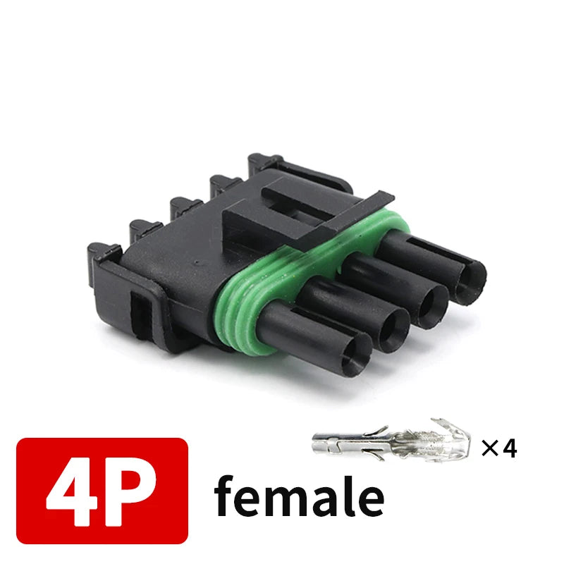 2.5 Series Automotive Waterproof Connector 1/2/3/4/6Pin Male And Female Plugs Haltech MAP TPS Wire Connector For GM