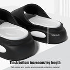 EVA Men's Summer Sandals Fashion Soft Cloud House Platform Slides Unisex Outdoor Non-slip Beach Shoes Men Bathroom Slippers Amag