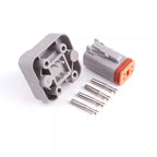 DT06-4S waterproof connector for vehicle circuit board pin end wire harness sheath PCB male and female straight pins DT15-4PA