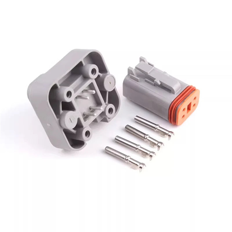 DT06-4S waterproof connector for vehicle circuit board pin end wire harness sheath PCB male and female straight pins DT15-4PA
