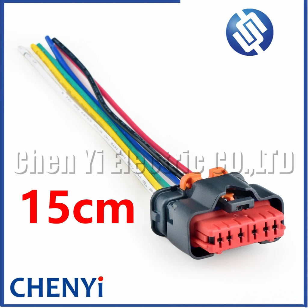 6 Pin Auto Ignition Coil connector Car Throttle Valve Plug F843700 F743700 F943700 For Peugeot 301 308 408 Citroen C3 C4 Elysee