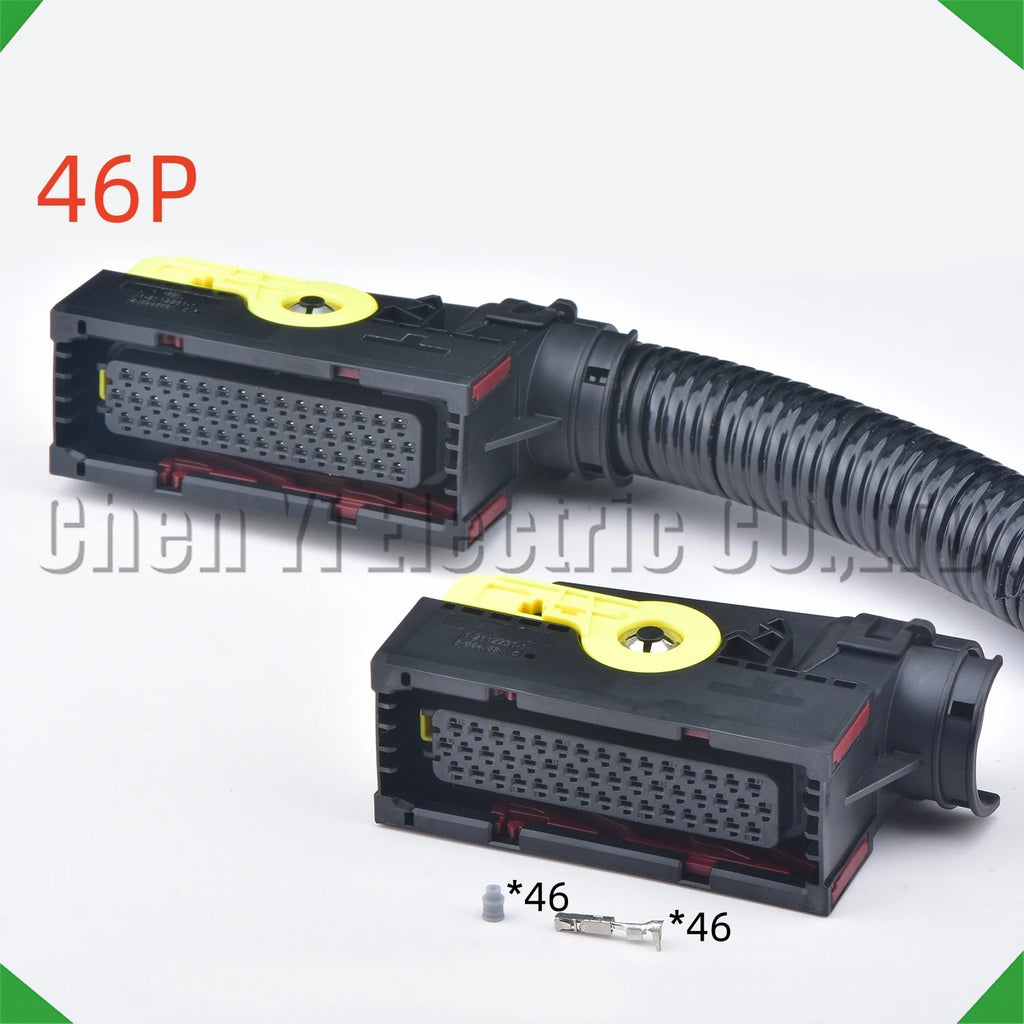 46-Pin Wire Harness Automobile Engine computer board harness connector 2112231-1 Benz