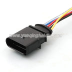 5 Pin Connector Waterproof 1.5mm Male Female Connector Automobile Wiring Harness Cable Plug for VW Audi 1-969920-1 1J0973705