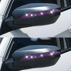 Bling Rhinestone Car Door Handle Scratch Protectors Suitable For All Cars Vehicles SUVs Side Mirrors Car Door Edge Guards Amagi