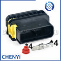 4 Pin Automobile waterproof connector 6.3mm Series Auto chassis gearbox Wire harness plug 1-1564330-1 1-1564534-1 1-1564536-1
