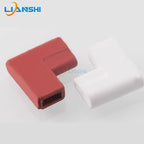 100pcs 2.8 flag shaped silicone sheath 110 elbow double wire insulated high temperature sheath DF110-4.0