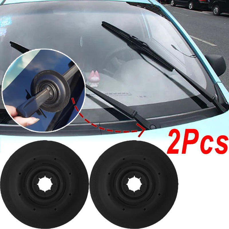 Car Wiper Protective Cover Universal Auto Windshield Wipers Arm Bottom Hole Dustproof Silicone Covers Cars Prevention Accessorie