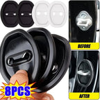 Universal Car Door Closing Shockproof Silicone Cushion Mute Shock Absorber Protective Covers Car Door Latch Accessories 8/1pcs